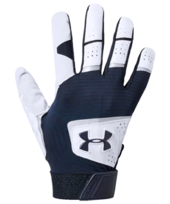 Hot Sale 🎁 Under Armour Clean Up Batting Gloves Navy L 🔔