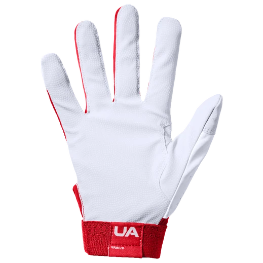 Cheap ⌛ Under Armour Clean Up ADULT Batting Gloves Red 2XL ✨ 2 Cheap ⌛ Under Armour Clean Up ADULT Batting Gloves Red 2XL ✨ - Image 2