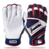Promo 🔥 Franklin Powerstrap Batting Gloves - White/Navy/Red Large 😉