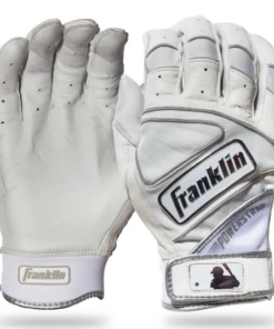 Buy ๐ฅ Franklin Powerstrap Chrome Batting Gloves - White Large ๐งจ
