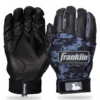 Hot Sale ⭐ Franklin YOUTH Digitek Batting Gloves - Black/Black Youth M ✔️