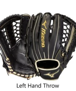 Budget โ๏ธ Mizuno MVP Prime SE Outfield Glove 12.75 inch LHT GMVP1275PSE8 Black/Gold ๐