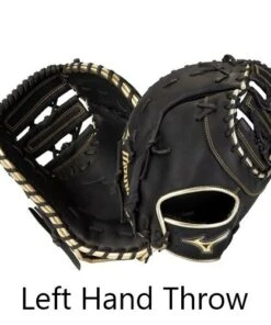 Top 10 ๐ฏ Mizuno GXF50PSE8 MVP Prime First Base Glove Black/Gold LHT โค๏ธ