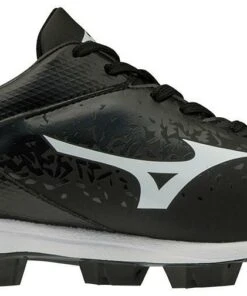 Outlet ⭐ Mizuno Wave Select Nine Moulded Cleats - Black/White 🧨 -Deals Bat Boosters Store 320584 9000 2