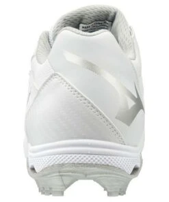 Buy 🎁 Mizuno LADIES 9-Spike Finch Elite 4 Moulded Cleats - White/Grey ❤️ -Deals Bat Boosters Store 320590 4