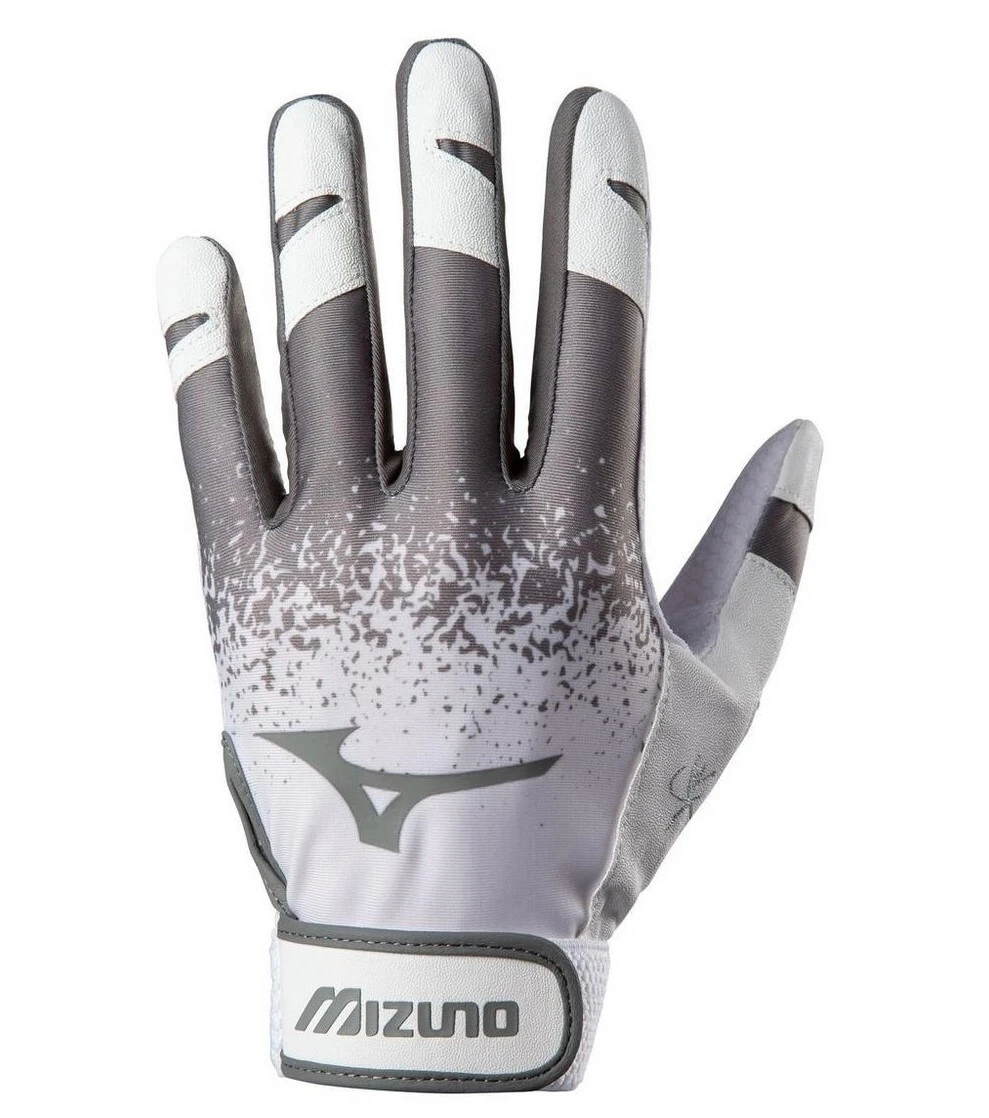 Brand new 👏 Mizuno Ladies Finch Batting Gloves - Grey X Small ❤️ 1 Brand new 👏 Mizuno Ladies Finch Batting Gloves - Grey X Small ❤️