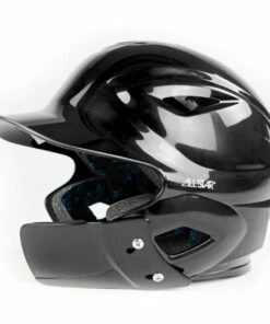 Budget 🧨 All Star Batting Helmet Jawline Face Guard Matte Red ❤️ -Deals Bat Boosters Store BHJL M 3