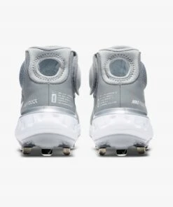 Cheapest 👏 NIKE Alpha Huarache Elite 3 MID Metal Cleats Grey ❤️ -Deals Bat Boosters Store CK0745 002 5