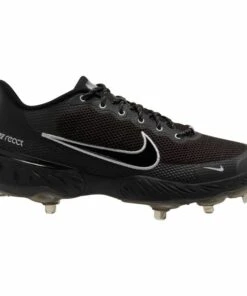 Best deal ❤️ NIKE Alpha Huarache Elite 3 Low Metal Cleats Solid Black ❤️