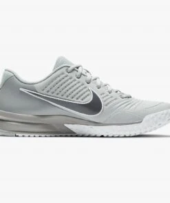 New 😍 NIKE Alpha Huarache Varsity 3 Turf 🔔 Shoes Grey ✨ -Deals Bat Boosters Store CK6208 002 2