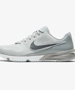 New 😍 NIKE Alpha Huarache Varsity 3 Turf 🔔 Shoes Grey ✨