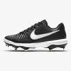 Promo ⭐ NIKE Alpha Huarache Varsity 3 Low Metal Cleats Black ❤️