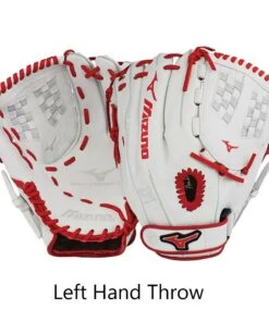 Outlet 😍 Mizuno MVP Prime SE Softball Glove 12.5 inch White/Red Left Hand Throw 🔥