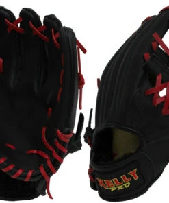 Best Pirce 👍 Kelly Pro KPM KIP Leather Glove Black/Red Lacing 11.5 inch ✨