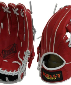 Coupon ⭐ Kelly Pro KPM KIP Leather I-Web Glove Red/White 11.5 inch 🎁