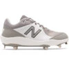 Best Sale 😍 New Balance L3000v5 2E Fit Metal ⚾ Baseball Softball Cleats - Grey 🛒