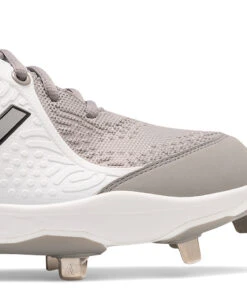 Best Sale 😍 New Balance L3000v5 2E Fit Metal ⚾ Baseball Softball Cleats - Grey 🛒 -Deals Bat Boosters Store L3000TGS 3