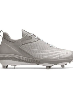 Flash Sale 🎁 New Balance L4040V6 FuelCell Metal Cleats - Grey 👍