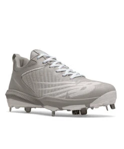 Flash Sale 🎁 New Balance L4040V6 FuelCell Metal Cleats - Grey 👍 -Deals Bat Boosters Store L4040TG6 3