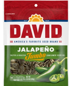 Cheap 🛒 David Sunflower Seeds 5.25 oz - Jalapeno 🎁