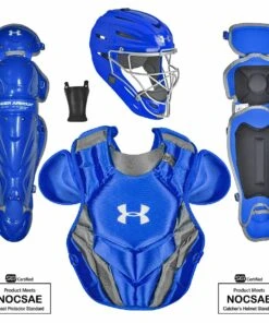 Outlet 🧨 Under Armour Converge Victory Catchers Set Intermediate 12-16 Years Navy Blue ⭐