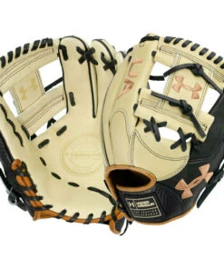 Outlet 🔥 Under Armour Genuine Pro 2.0 Infield ⚾ Baseball Glove 11.5 Inch Cream/Black/Caramel UAFGGP2-1150I-CBC 🔔