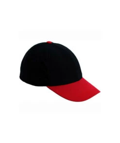 Outlet ✨ Unifit Stretch Fit Flex Back Cap - Adult - Black/Red 👍