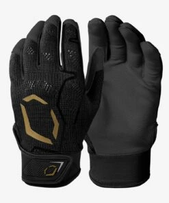 Hot Sale 🔥 EvoShield Pro-SRZ Batting Gloves BLACK M 🧨