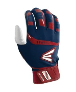 Hot Sale 🔔 Easton Walk-Off Batting Gloves Navy/Red S 🎁