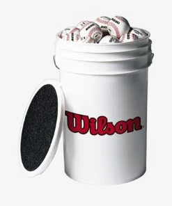 Outlet 🎁 Wilson A1010S ⚾ Baseball in Bucket - 3 Dozen ❤️